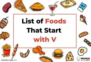 Foods that start with V