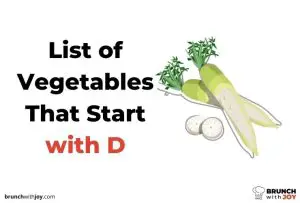 Vegetables That Start with D