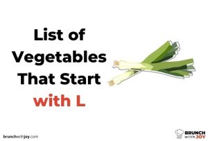 Vegetables That Start with L
